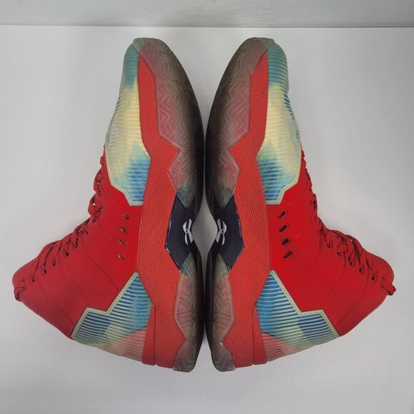 Under Armour Curry 2. Men's Multicolor Basketball Shoes US Size 12.5 - Picture 6 of 8